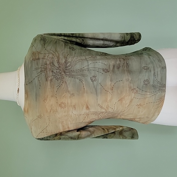 Bay Studio Y2K  Vintage Fairy Quarter Sleeve Top - Picture 5 of 6